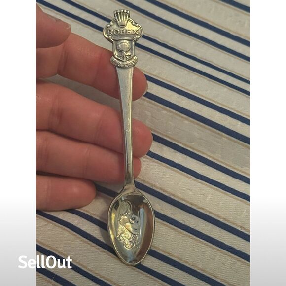 Rolex Other - Vintage Rolex Bucherer Lucerne Souvenir Spoon Lion & Tree Motif